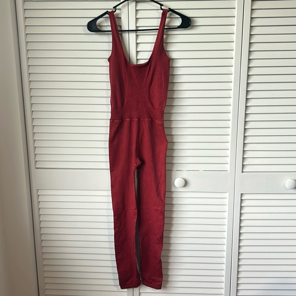 NWOT FP Movement Good Karma Onesie Washed Red XS/S - Picture 2 of 8